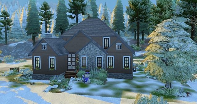 Sims 4 Le Grand Chalet Du Lac by Chanchan24 at Sims Artists