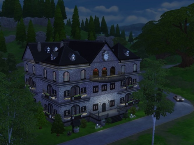 Dark Mansion (No CC) at Tatyana Name » Sims 4 Updates
