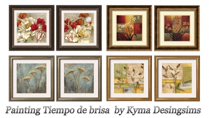 Sims 4 Tiempo de brisa paintings at Kyma Desingsims S4