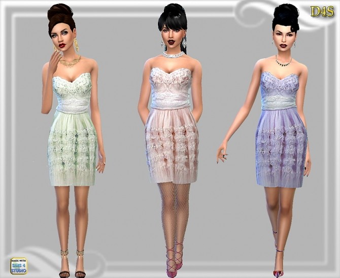Sims 4 Noras short dress at Dreaming 4 Sims