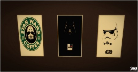 Star Wars posters by Leonardo Luis at ts4br – Sims Center