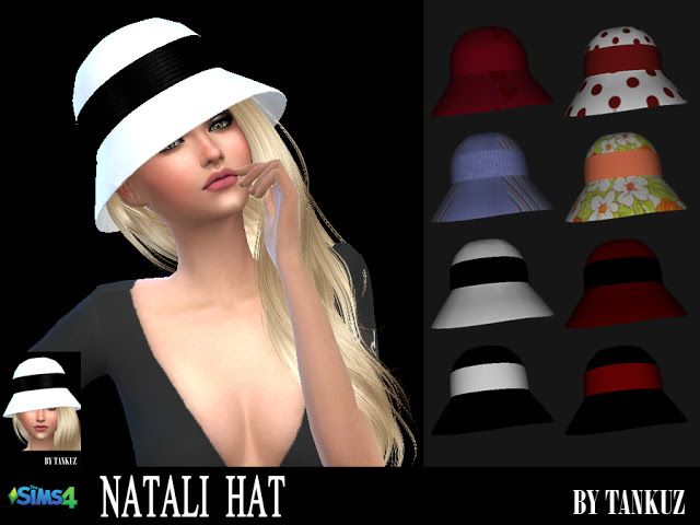 Sims 4 Natali Hat at Tankuz Sims4