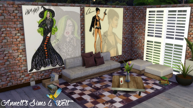 Sims 4 Hayden Williams Celebrity Paintings at Annett’s Sims 4 Welt