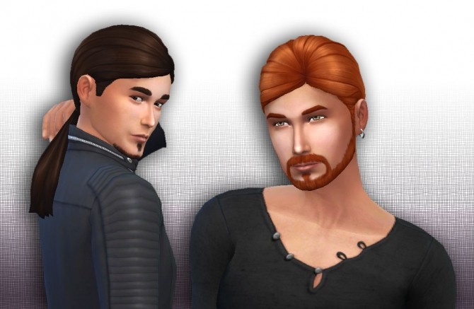 Sims 4 Ponytail Low Conversion for Men at My Stuff