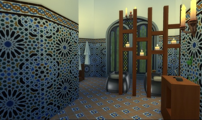 Sims 4 The Alhambra Bath and Coffee House by Velouriah at Mod The Sims