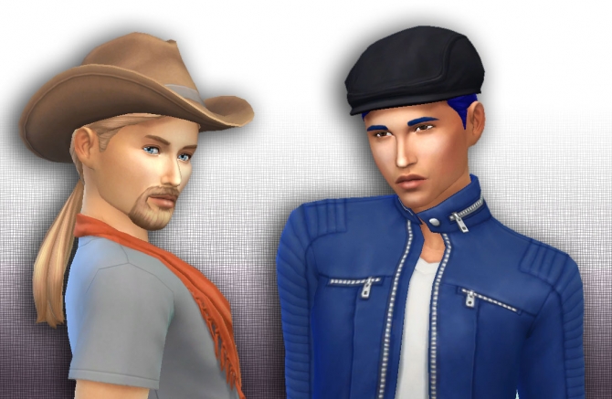 Ponytail Low Conversion for Men at My Stuff » Sims 4 Updates