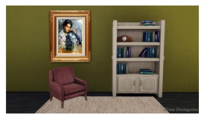 Sims 4 Distinguished Lady paintings at Kyma Desingsims S4