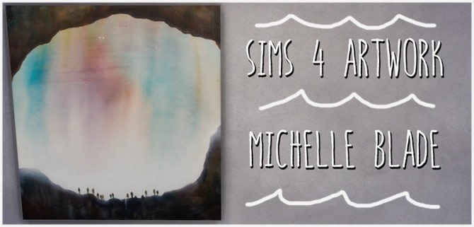Sims 4 Various Paintings by Michelle Blade at    select a Sites   