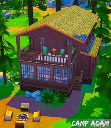 Camp Adam house at 4 Prez Sims4 » Sims 4 Updates