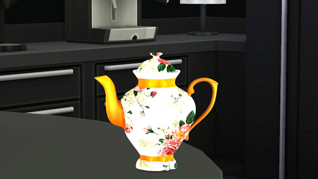 Sims 4 Classic Themed Functional Tea Set at Sanjana sims