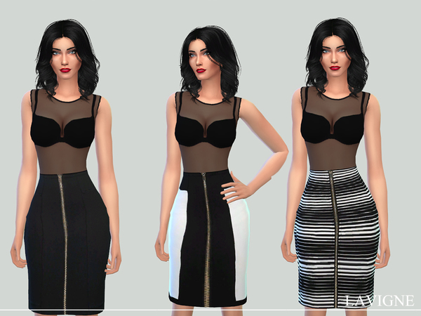 Sims 4 Oseinna Skirt by Karla Lavigne at TSR