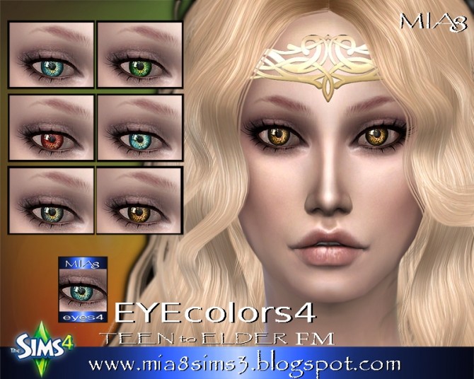 Sims 4 EYEcolors 4 at MIA8