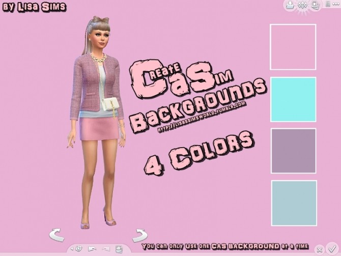 Sims 4 CAS BACKGROUNDS Pastell 4 Colors at Lisa Sims