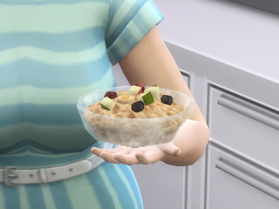 Sims 4 Non Microwave Oatmeal by plasticbox at Mod The Sims