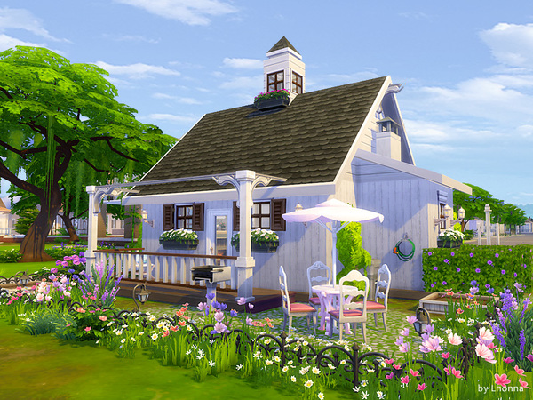 Sims 4 The Flower Hut by Lhonna at TSR