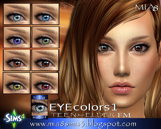 Sims 4 EYEcolors 4 at MIA8