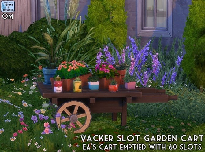 Sims 4 Vacker cart emptied with 60 slots at Sims 4 Studio