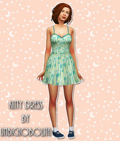Sims 4 Kitty dress at Un bichobolita