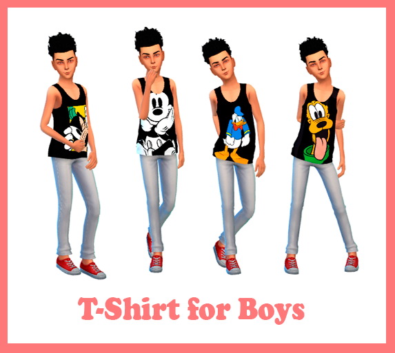 Sims 4 T shirt for Boys at Nathalia Sims