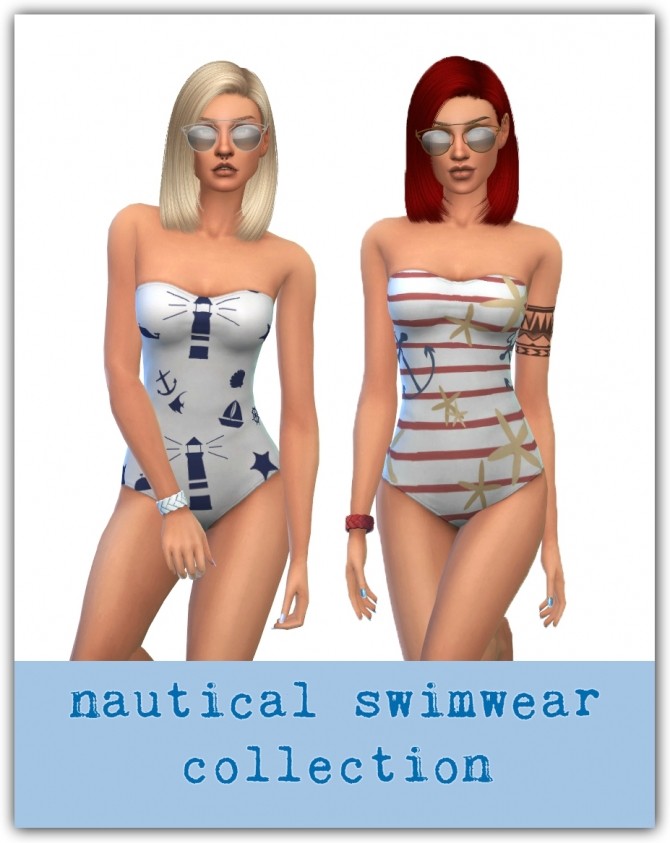 Sims 4 Nautical Swimwear at Maimouth Sims4