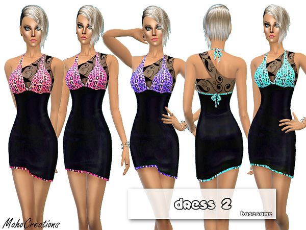 Sims 4 Dress 2 by MahoCreations at TSR