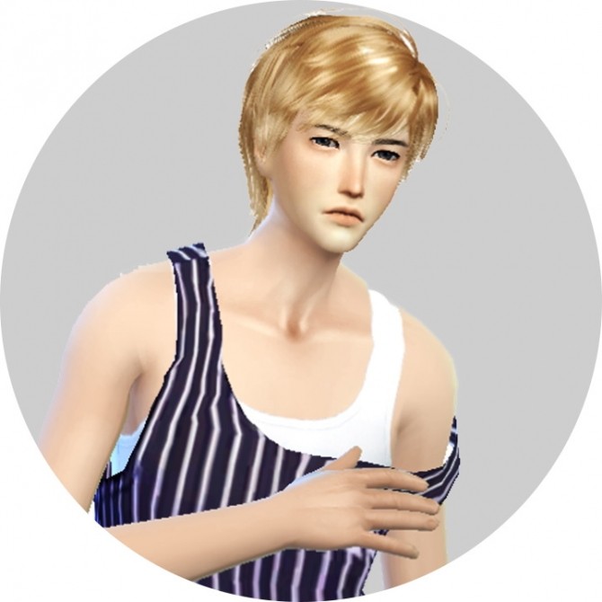 Sims 4 Newsea Roy Hair Recolor at Agatho Sims