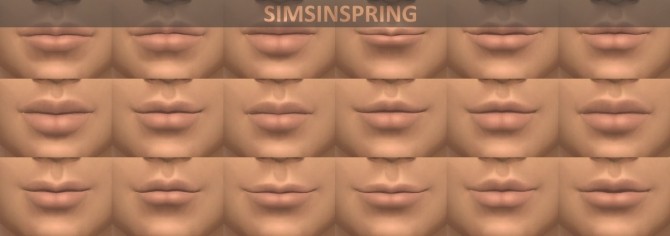 Dreplacement Lips By Simsinspring At Mod The Sims Sims 4 Updates