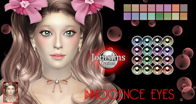 Sims 4 Innocence eyes and blush at Jomsims Creations