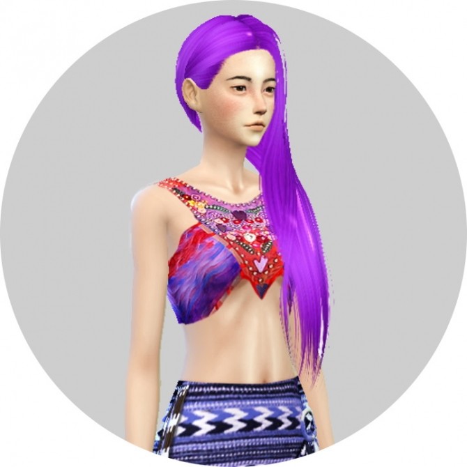 Sims 4 Butterflysims Hair 146 Recolor at Agatho Sims