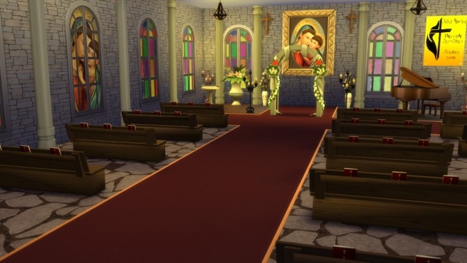 Sims 4 Church Stuff at SimLifeCC