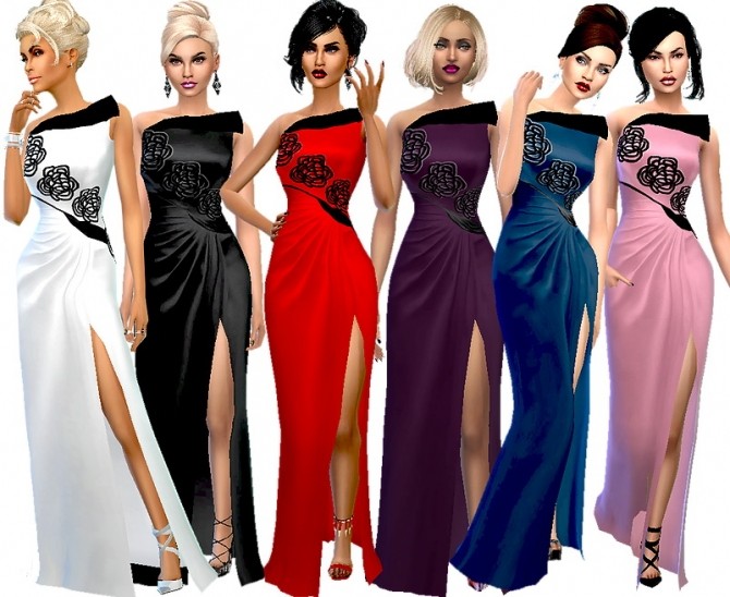 Sims 4 SLAngelina gown at Dreaming 4 Sims