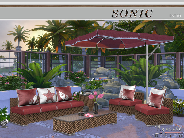 Sims 4 Sonic Patio by NynaeveDesign at TSR
