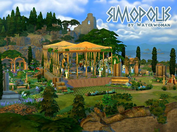 Sims 4 SIMOPOLIS by Waterwoman at Akisima