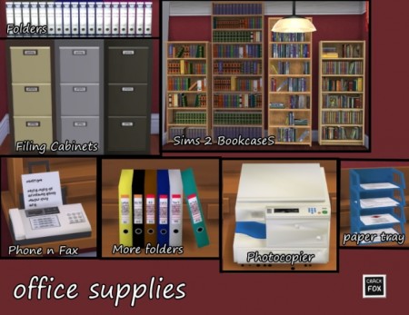 Office Supplies at SimLifeCC