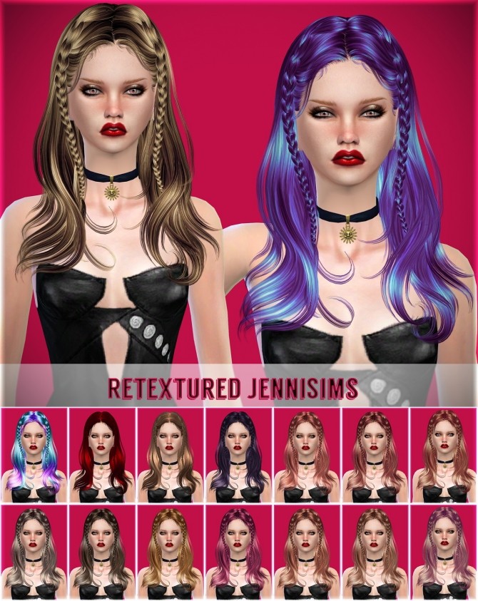 Sims 4 Newsea Within a Dream Hair retexture at Jenni Sims