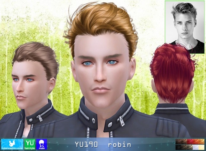 Sims 4 YU190 Robin hair (PAY) at Newsea Sims 4