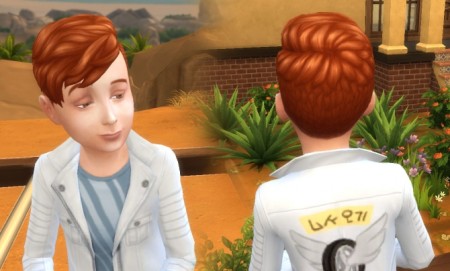 Long Front hair for Boys at My Stuff » Sims 4 Updates