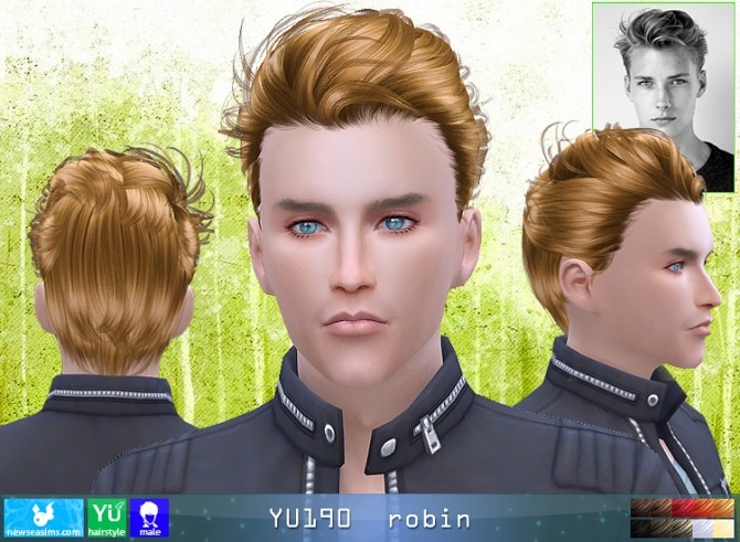 Sims 4 YU190 Robin hair (PAY) at Newsea Sims 4