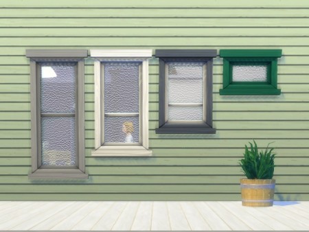 Rolled Glass Windows by plasticbox at Mod The Sims