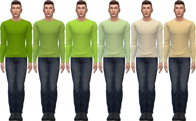 Sims 4 Long sleeved shirts by deelitefulsimmer at SimsWorkshop