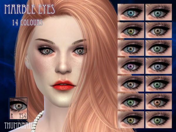 Sims 4 Marbly eyes by RemusSirion at TSR