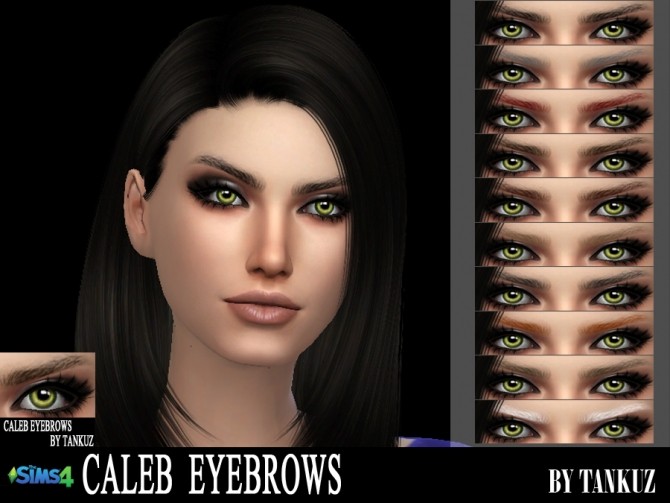 Sims 4 Caleb Eyebrows at Tankuz Sims4