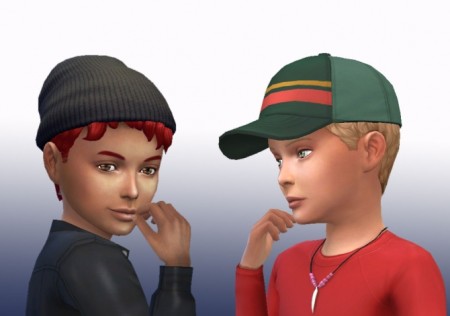 sims 4 curly child male hair