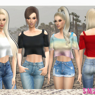 Mng Strass Jeans by Saliwa at TSR » Sims 4 Updates