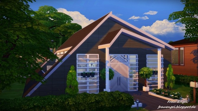 Sims 4 Modern Oasis house by Julia Engel at Frau Engel