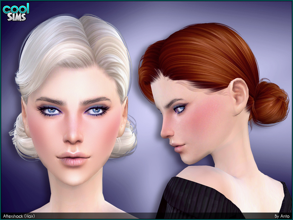 Sims 4 Aftershock Hair by Anto at TSR
