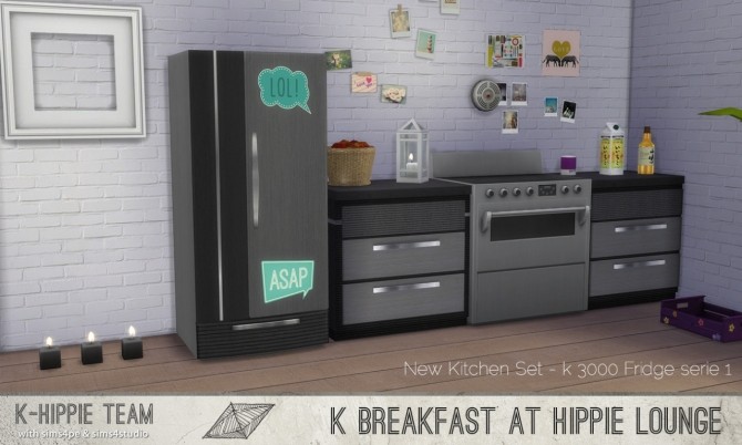 Sims 4 7 Refrigerators K3000 volume 1 at K hippie
