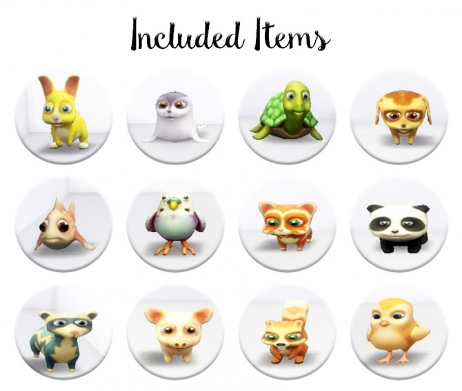 Sims 4 Plush Pets at Victor Miguel