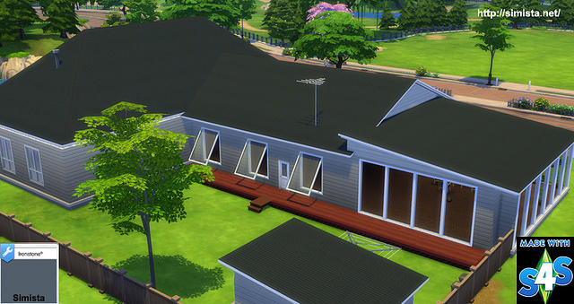 Sims 4 Colorbond Corrugated Iron Roof at Simista