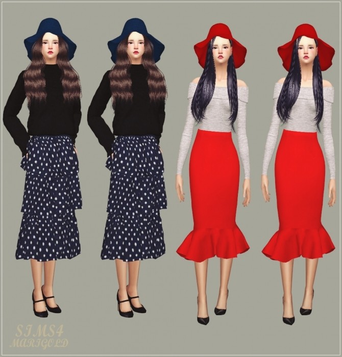 Sims 4 New Floppy Hat at Marigold